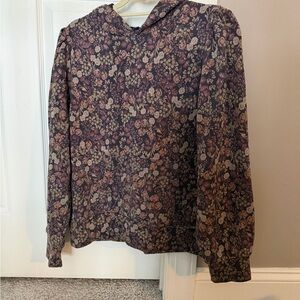 LC Lauren Conrad Women's Dark Floral Blazer